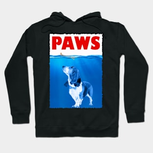 Basset Bliss Hound PAWS, Stylish Tee for Dog Lovers Everywhere Hoodie